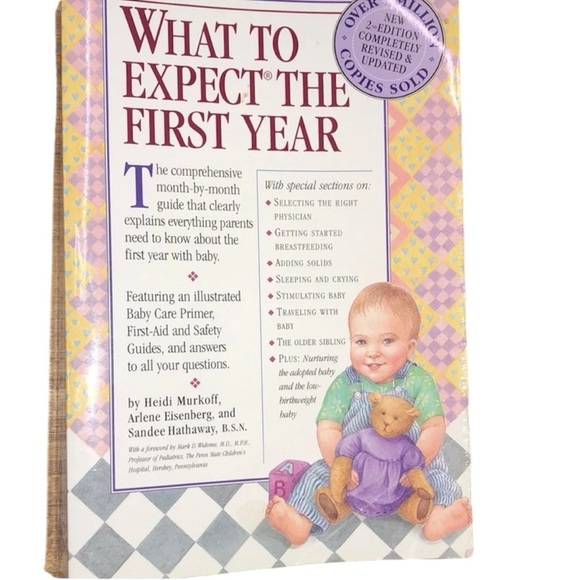 What to Expect the First Year huge 2nd edition Baby book - Picture 1 of 7